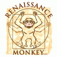 renaissance monkey Logo Vector