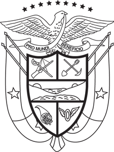 republica de panama escudo Logo Vector