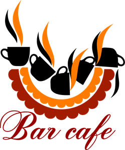 Restaurant Bar Cafe Logo PNG Vector