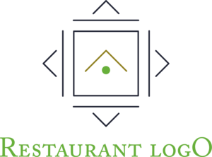 Restaurant Hotel Building Logo Vector