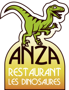 Restaurant les dinosaures Logo PNG Vector