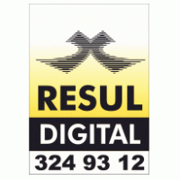 Resul Digital Logo Vector