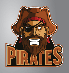 Retro pirates Logo PNG Vector