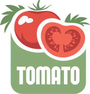 Retro tomato Logo PNG Vector