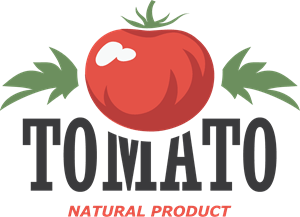 Retro tomato Logo Vector