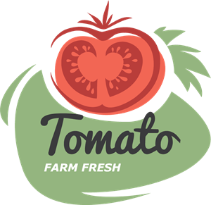 Retro tomato Logo Vector