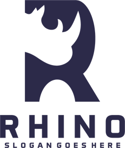 Rhinoceros Logo PNG Vector
