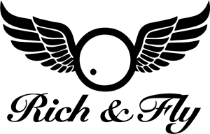 Rich & Fly Logo Vector