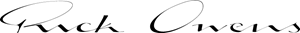 Rick Owens Logo Vector