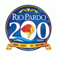 Rio Pardo 200 anos - moeda Logo PNG Vector