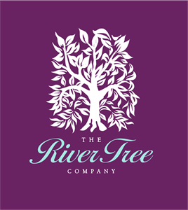 River Tree Logo Vector