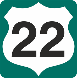 ROAD 22 ROAD SIGN Logo Vector