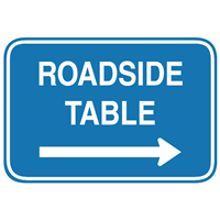 ROADSIDE TABLE ROAD SIGN Logo PNG Vector