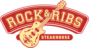 Rock & Ribs Logo Vector