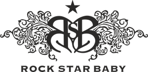 Rock Star Baby Logo Vector