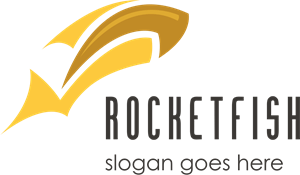 Rocket Fish Logo PNG Vector