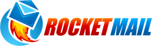 Rocket Mail Logo Vector
