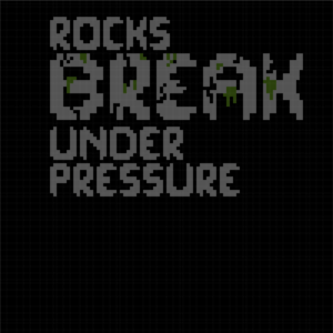 Rocks Break Under Pressure Logo PNG Vector