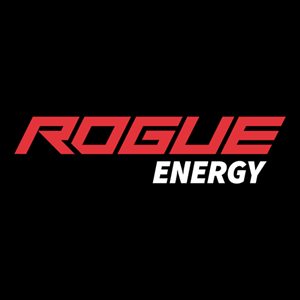 Rogue Energy Drink white Logo Vector