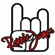 RONNIE JAMES Logo PNG Vector