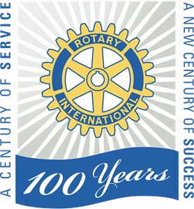 Rotary International 100 Years Logo PNG Vector