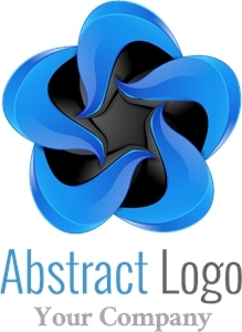 Round abstract Logo Vector