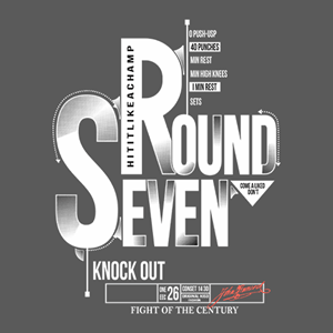 Round seven Logo PNG Vector