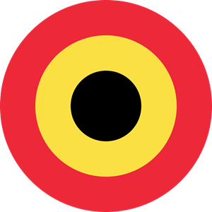 Roundel Of Belgium Logo PNG Vector