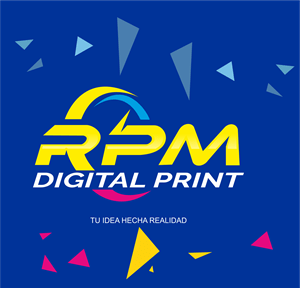 RPM DIGITAL PRINT Logo Vector