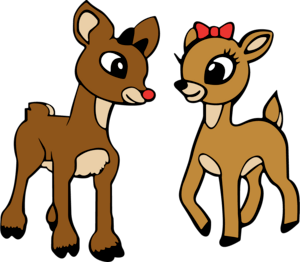 Rudolph the Red Nosed Reindeer Logo PNG Vector