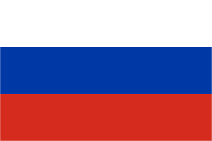 Russia Flag Logo Vector