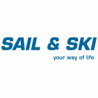 Sail & Ski Logo Vector