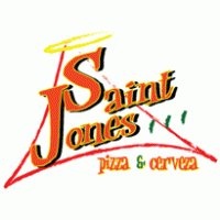 Saint Jones Pizza & Cerveza Logo Vector