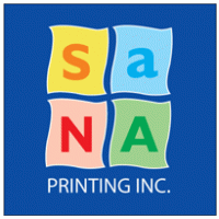 Sana Printing Inc. Logo PNG Vector