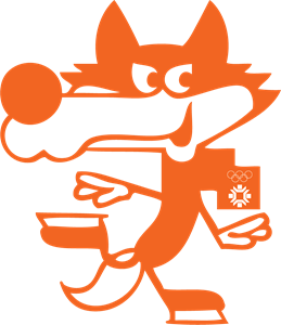 Sarajevo 1984 Winter Olympic Games Mascot Logo PNG Vector