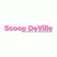 Scoop DeVille Ice Cream Parlour Logo Vector