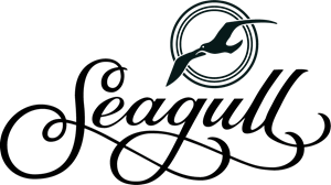 Seagull Guitar Logo PNG Vector