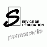 Service de L'Education Permanente Logo PNG Vector