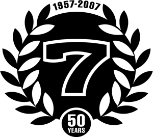 Seven 50 years Logo PNG Vector