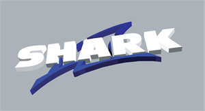 Shark Helmets 3D Logo Vector