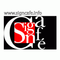 Sign Cafe magazine Bulgaria Logo Vector