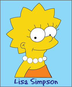 Simpsons - Lisa Logo PNG Vector