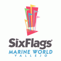 Six Flags Marine World Logo Vector