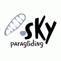 Sky Paragliding Logo PNG Vector