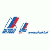 Slovenija Ski Pool Ski Team Alpine Logo PNG Vector