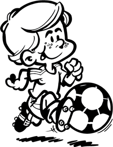 Soccer player Logo PNG Vector