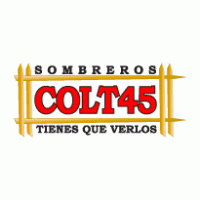 Sombreros COLT 45 Logo PNG Vector