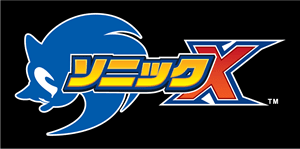 Sonic X Anime Logo Vector