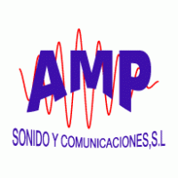 Sonido y Comunicaciones AMP Logo Vector