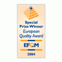 Special Prize Winner European Quality Award EFOM Logo Vector